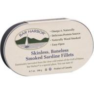 Bar Harbor Skinless, Boneless Smoked Sardines Fillets, 6.7 oz