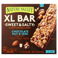 Nature Valley XL Bar Sweet & Salty Chocolate Nut & Seed Chewy Granola Bars, 1.87 oz, 8 count