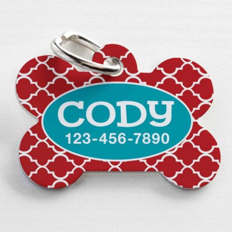 Personalized Pet Tag, Red
