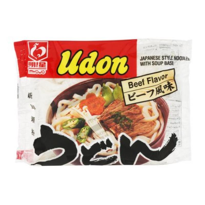 Myojo Udon Japanese Style Beef Flavor Noodles, 7.22 oz