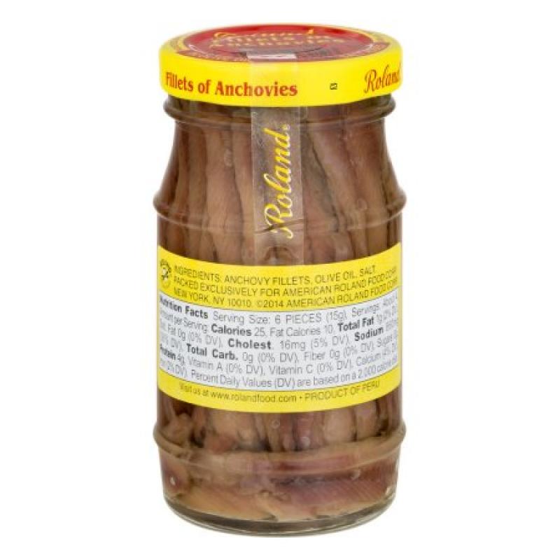 Roland Fillets of Anchovies, 4.2 oz