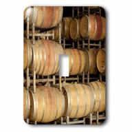 3dRose Israel, Wooden barrels at Golan Heights Winery - AS14 ECL0050 - Ellen Clark, 2 Plug Outlet Cover