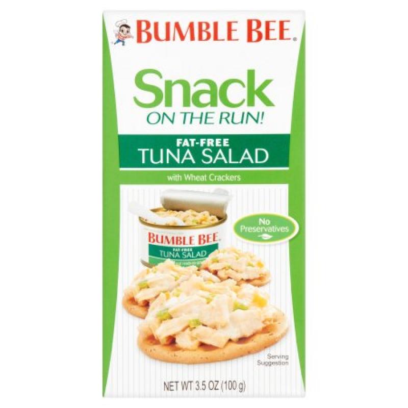 Bumble Bee® Snack on the Run! Fat-Free Tuna Salad with Wheat Crackers 3.5 oz. Box