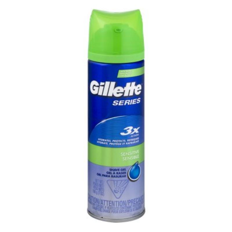 Gillette Series Shave Gel Sensitive, 7.0 OZ