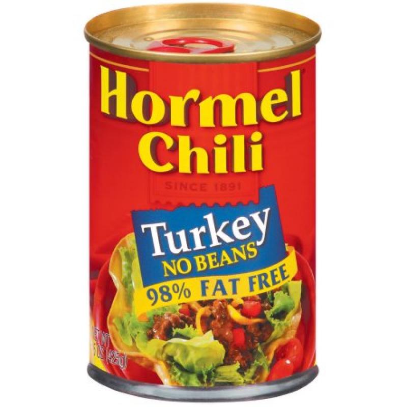 Hormel Turkey No Beans 98% Fat Free Chili, 15 oz