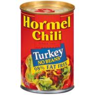 Hormel: Turkey No Beans 98% Fat Free Chili, 15 Oz