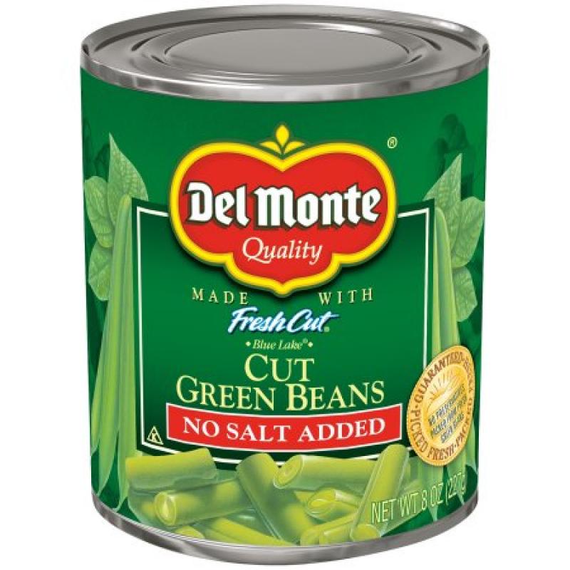 Del Monte® Fresh Cut® Blue Lake® No Salt Added Cut Green Beans 8 oz. Pull-Top Can