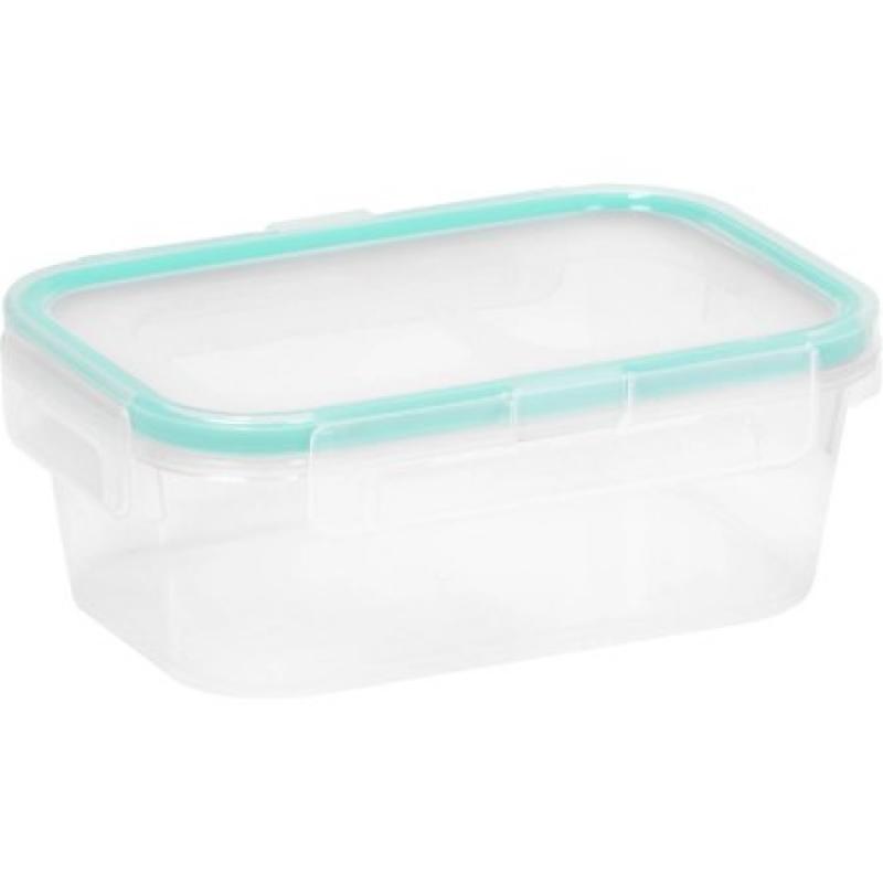Snapware Airtight Plastic 2-Cup Rectangle Food Storage Container, 6-Pack
