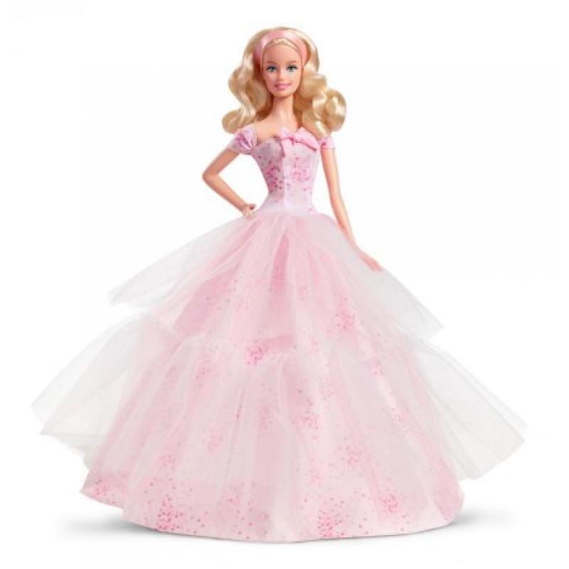 Barbie Birthday Wishes Doll, Caucasian with Blonde Hair