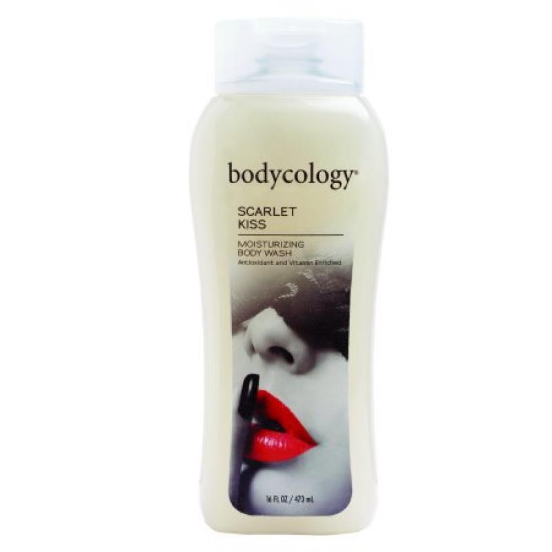 Bodycology Scarlet Kiss Moisturizing Body Wash 16 fl. oz. Squeeze Bottle