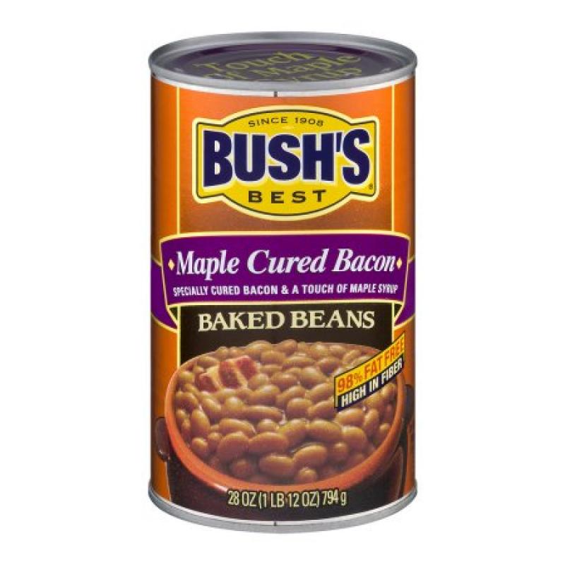 BUSH&#039;S BEST Maple Cured Bacan Baked Beans, 28.0 OZ