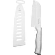 Farberware Stainless Steel 5" Santoku Knife with Clear Sheath