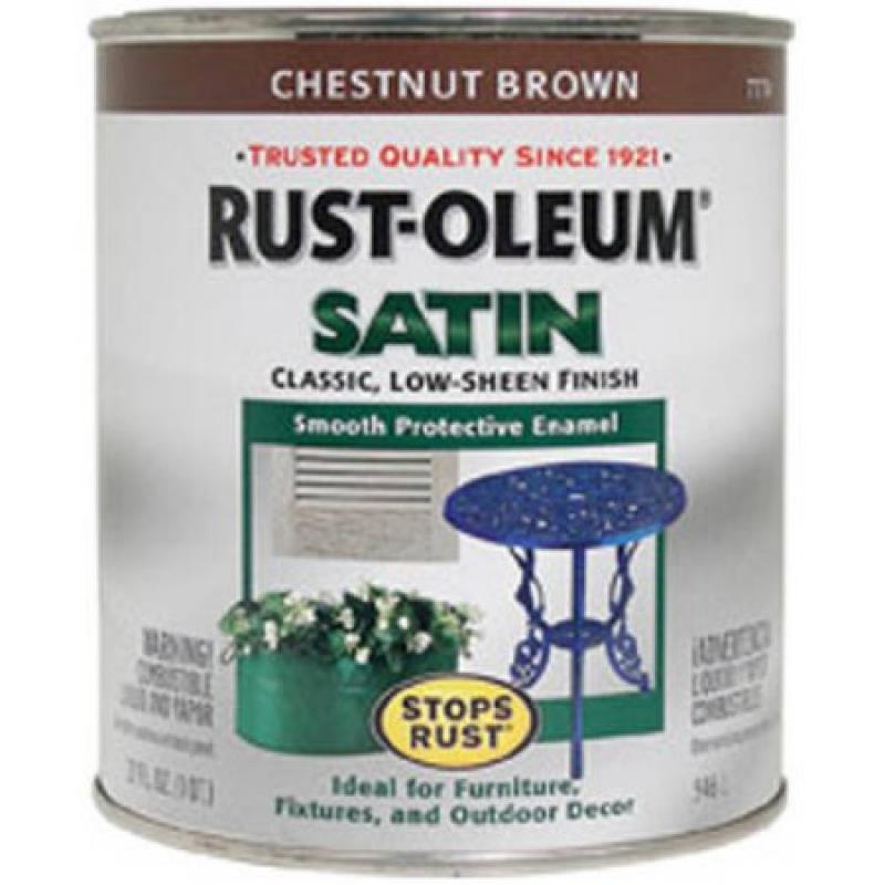 Rust-Oleum Outdoor Stops Rust Quart, 32oz, Chestnut Brown