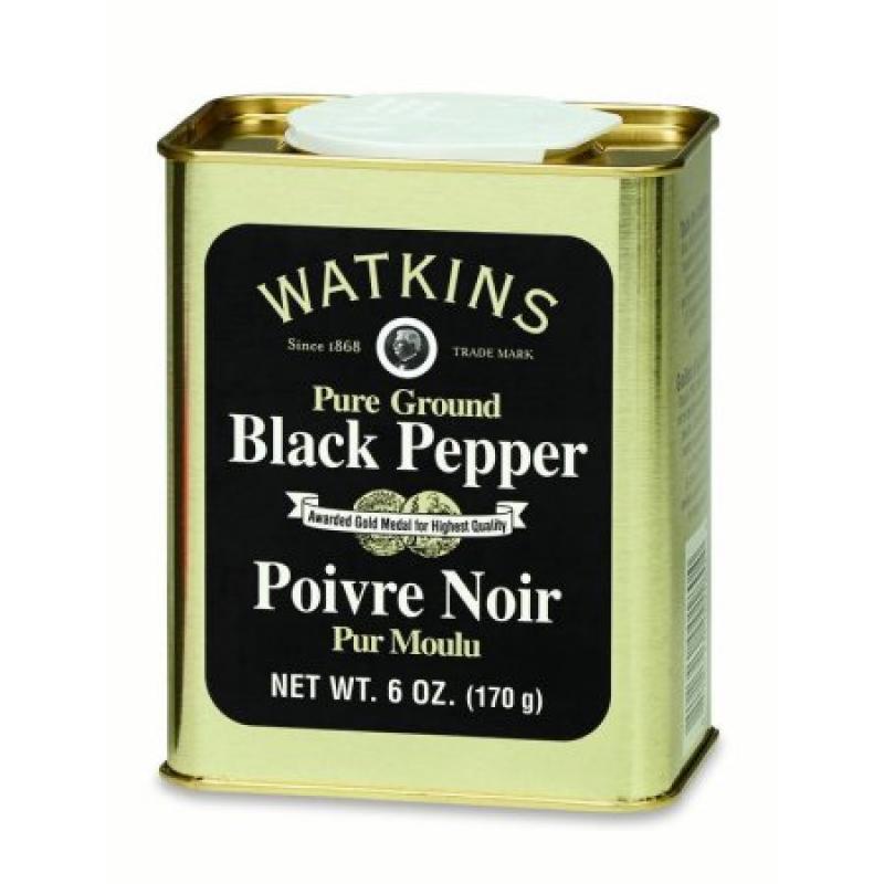 Watkins Pure Ground Black Pepper, 6 Oz