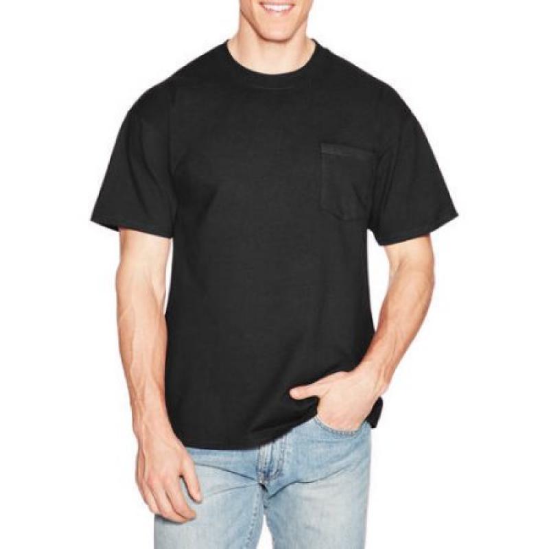Hanes Men&#039;s Premium Beefy-T Cotton Short Sleeve T-Shirt with pocket, Available in Big and Tall