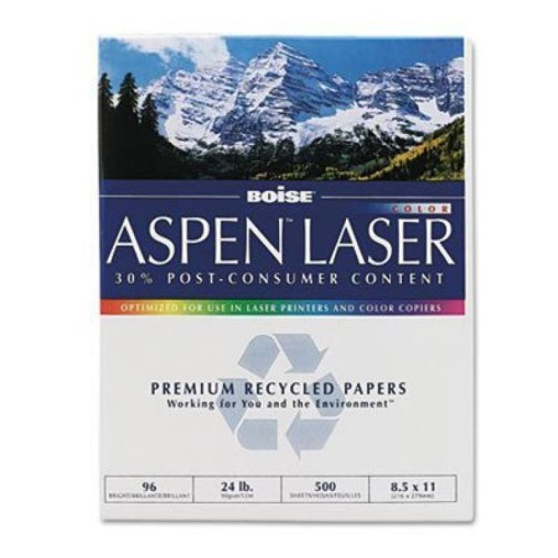 Boise ASPEN Presentation Copy/Laser Paper, 96 Brightness, 24 lb, Letter Size (8.5 x 11), 500 Sheets (BPL-2411RC)
