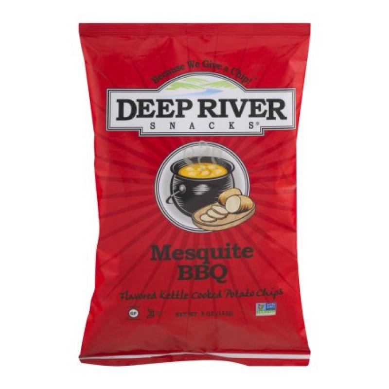Deep River Snacks Mesquite BBQ Kettle Cooked Potato Chips, 5.0 OZ