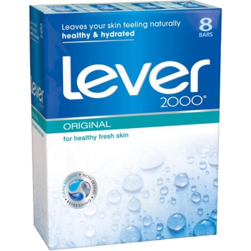 Lever 2000 Original Bar Soap, 4 oz, 8 Bar