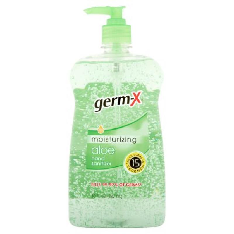 Germ-X Moisturizing Aloe Hand Sanitizer, 30 fl oz