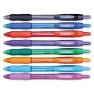 Paper Mate Profile Retractable Ballpoint Pens, Bold Point, Assorted, 8 Pack