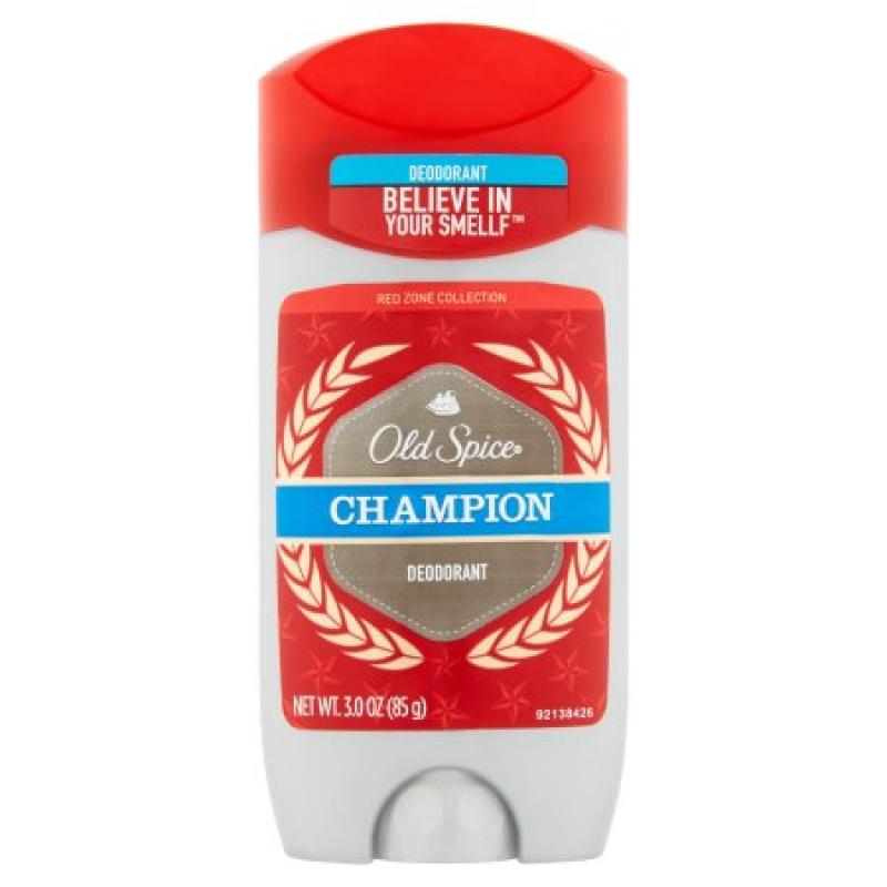 Old Spice Red Zone Champion Scent Men&#039;s Deodorant, 3 oz