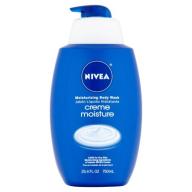 NIVEA Creme Moisture Moisturizing Body Wash, 25.4 fl oz