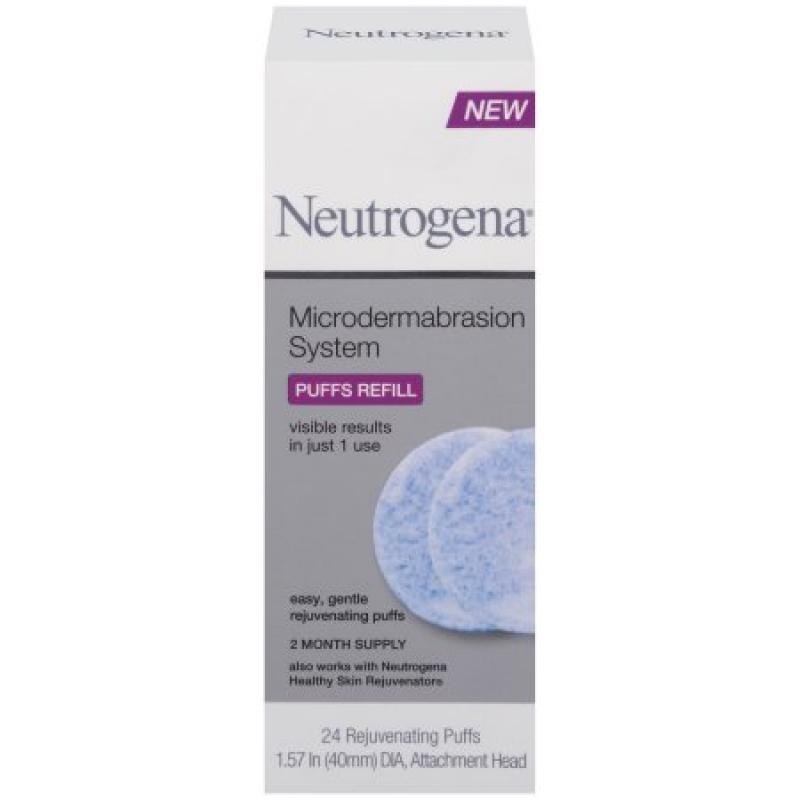Neutrogena Microdermabrasion System Puff Refills, 24 Count