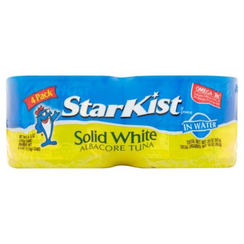 StarKist® Solid White Albacore Tuna in Water 4-5 oz. Cans