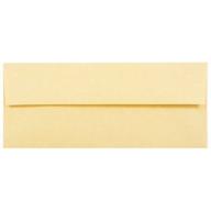 JAM Paper #10 Business Envelopes, 4 1/8 x 9 1/2, Parchment Antique Gold Recycled, 500/box