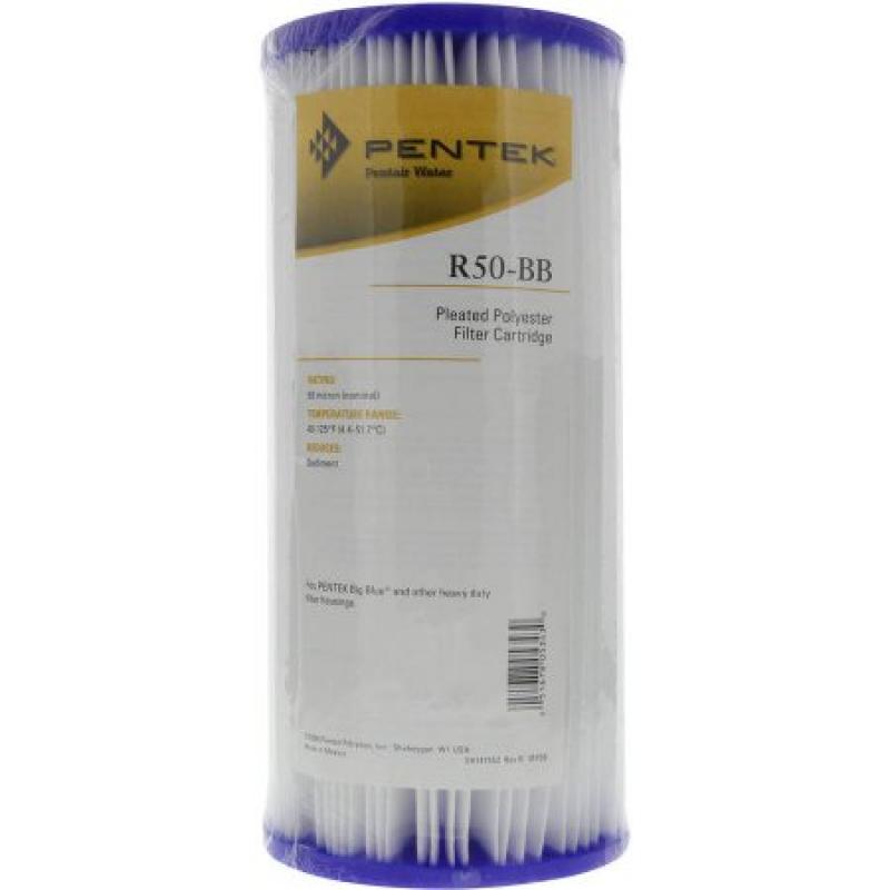 Pentek R50-BB Pleated Polyester Water Filters (9-3/4" x 4-1/2")