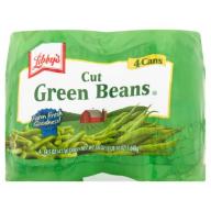 Libby&#039;s Cut Green Beans, 14.5 oz, 4 ct