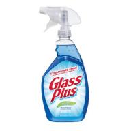 Glass Plus Glass Cleaner, 32 fl oz Bottle, Multi-Surface Glass Cleaner