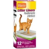 Hartz 88934 35" x 19" Giant Litter Liners with Ties, 12-Count
