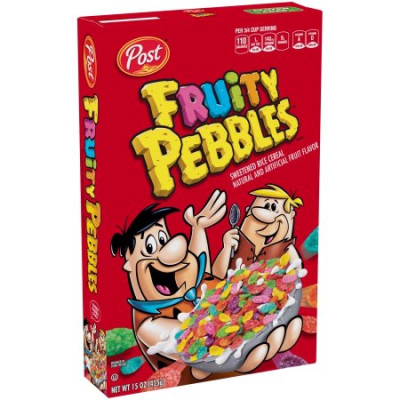 Post® Fruity Pebbles™ Cereal 15 oz. Box