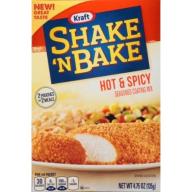 Kraft Shake &#039;n Bake Hot & Spicy Seasoned Coating Mix 4.75 oz. Box