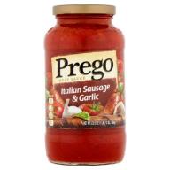 Prego Italian Sausage & Garlic Meat Sauce, 23.5 oz