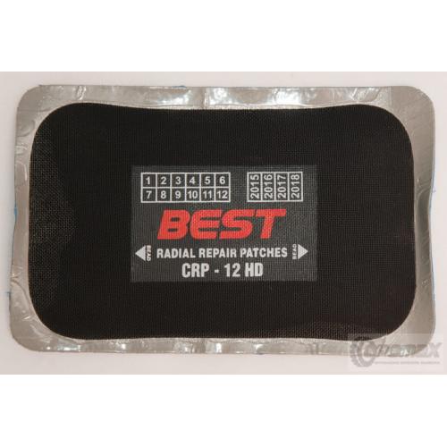 CRP 12HD RADIAL PATCH CLOTHBACK 10/BX