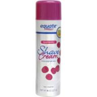 Equate Raspberry Shave Cream, 8 oz