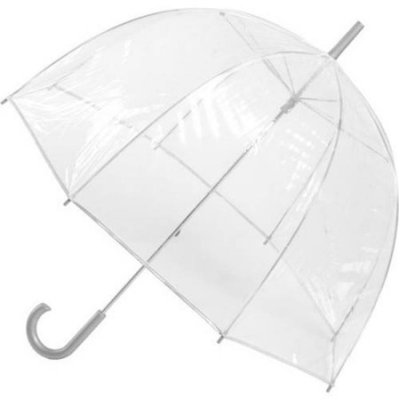Totes Classic Canopy Clear Bubble Umbrella