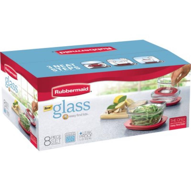 30-Piece Rubbermaid Easy Find Food Container Set
