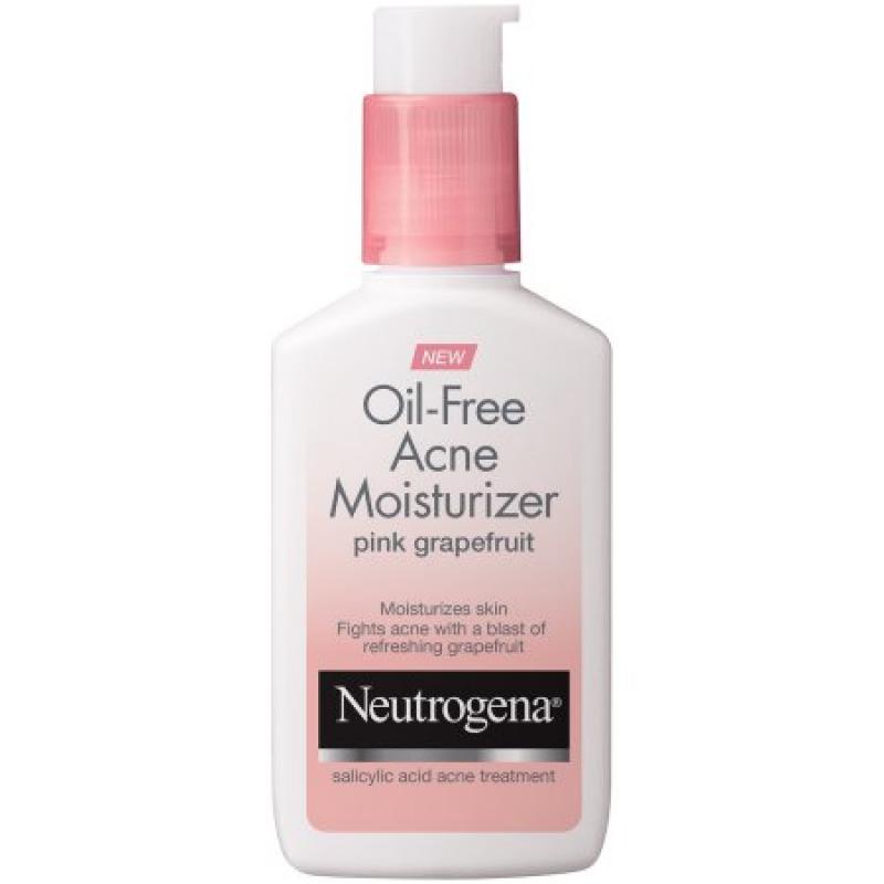 Neutrogena Pink Grapefruit Oil-Free Acne Moisturizer, 4 fl oz