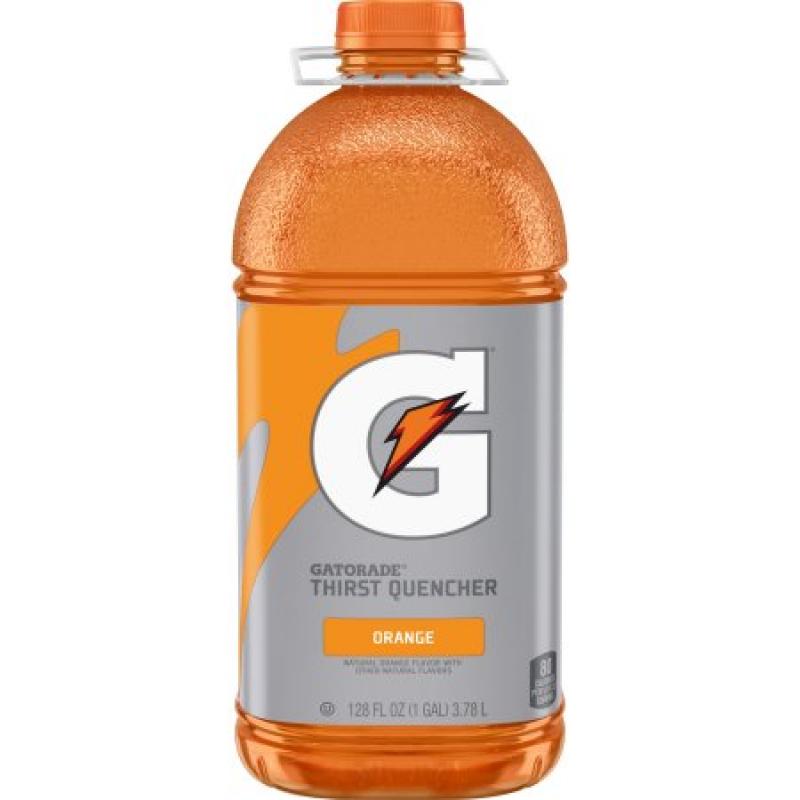 Gatorade Thirst Quencher Sports Drink, Orange, 128 Fl Oz, 1 Count