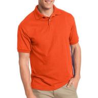 Hanes Men's EcoSmart Short Sleeve Jersey Golf Shirt
