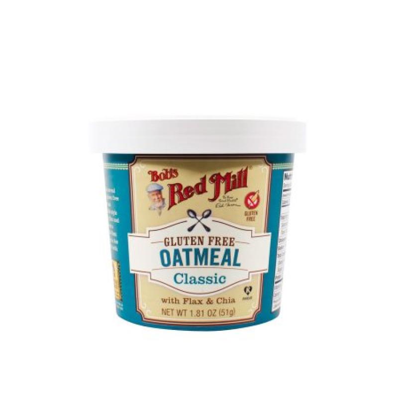12 PACKS : Bob&#039;s Red Mill Gluten-Free Oatmeal Cup, Classic Oatmeal