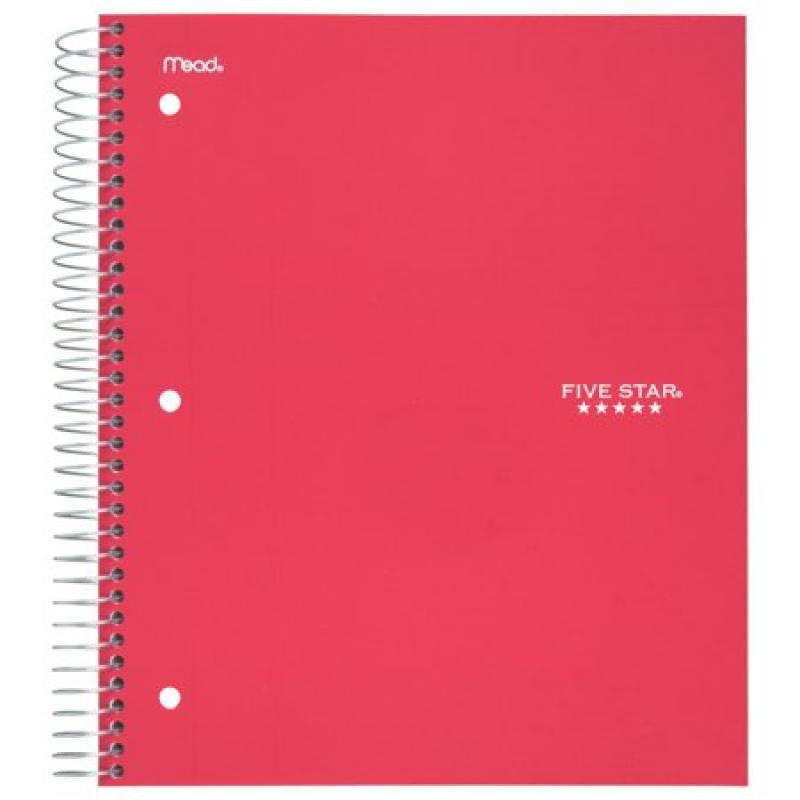 Five Star 5-Subject College Ruled Spiral Notebook (07153)
