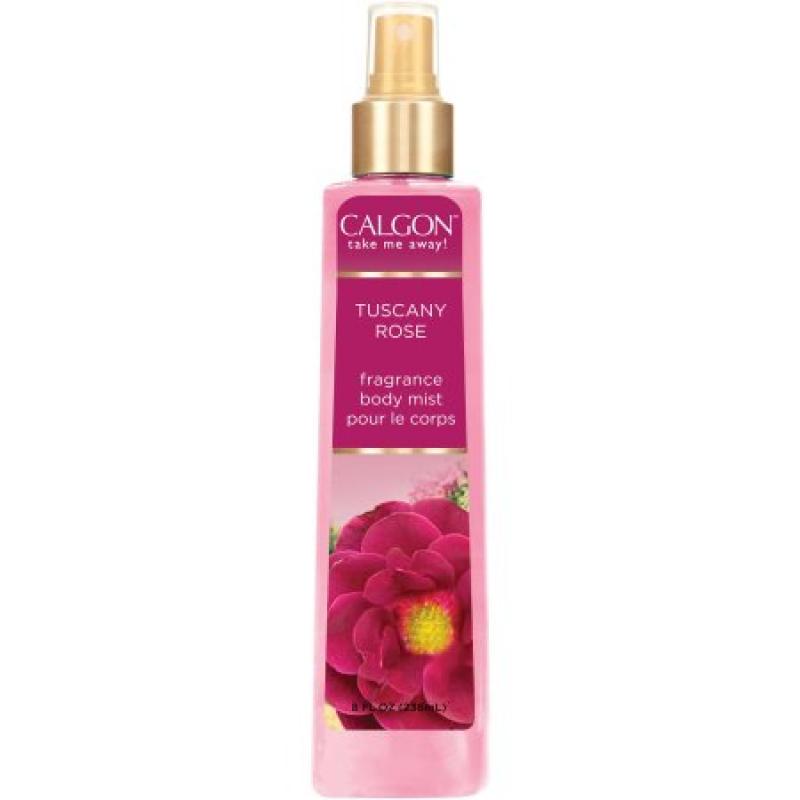 Calgon Tuscany Rose Fragrance Body Mist, 8 fl oz