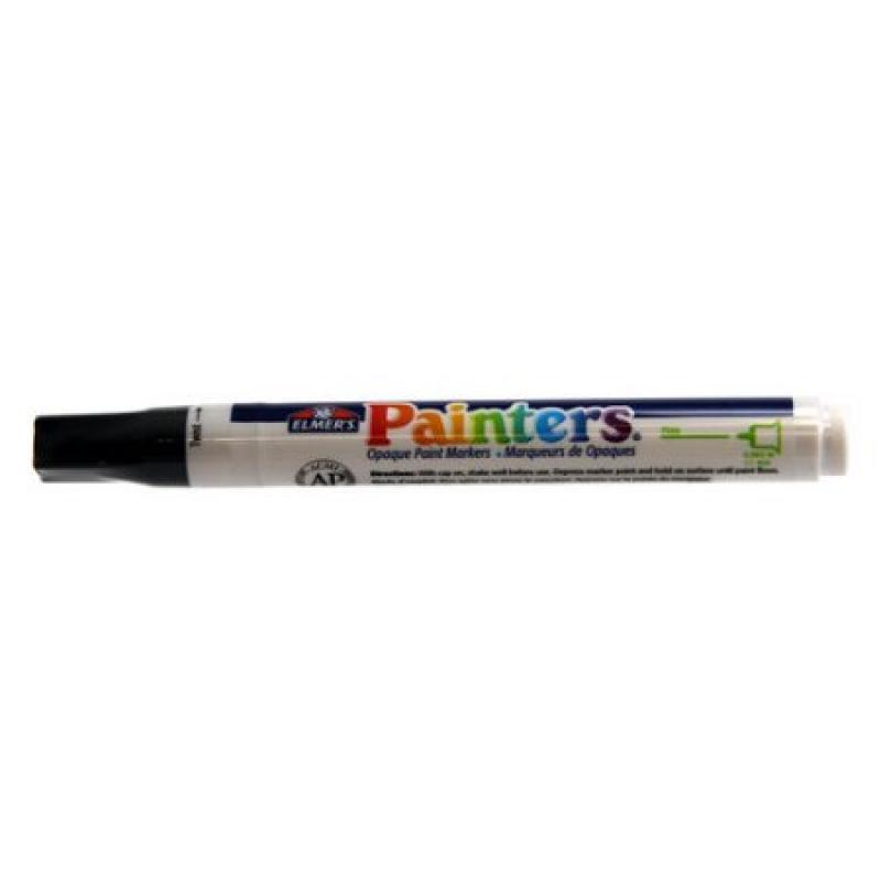 Elmer&#039;s Painters Black Paint Marker, Fine Tip