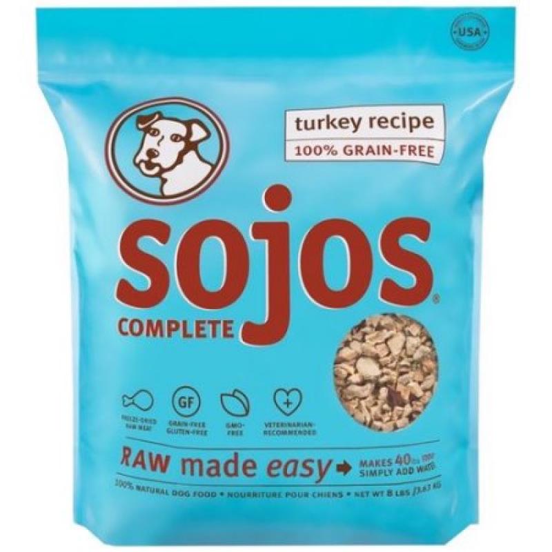Sojos Complete Dog Food, Turkey, 8 lbs