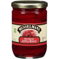 Musselman&#039;s® Red Spiced Apple Rings 14.5 oz. Jar