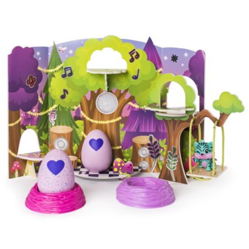 Hatchimals CollEGGtibles Hatchy Hangouts Fabula Forest, with 3 Walmart Exclusive CollEGGtibles
